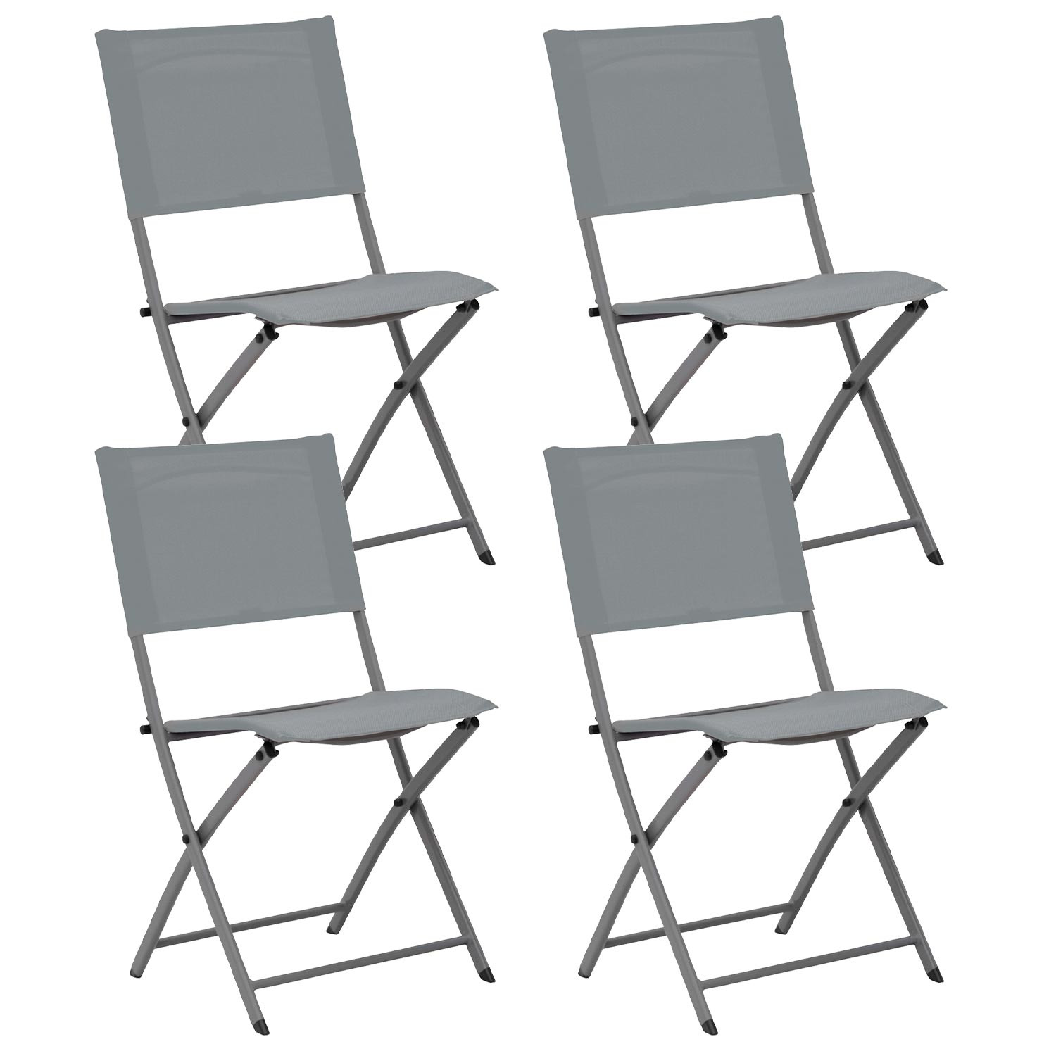 Pack 4 Sillas Plegables Amaia 38,5x50x84cm 7house Mesas y Sillas Plegables 1